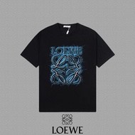 Loewe/Loewe 2026 Early Spring New Style Short-Sleeved T-Shirt Men's Women's Couples Niche Trendy Str