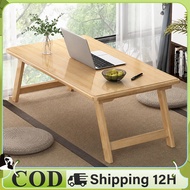 Woodland Bamboo Foldable Table Laptop Tea Computer Table Wooden Desk Bed Table 70/80CM