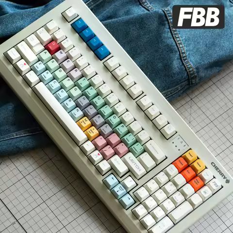 FBB Keycaps Leitch Edit Cherry Profile PBT Key Cap DIY 1.7mm Thickness For MX Switch Mechanical Keyb