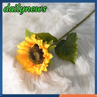 [Dailynews] ดอกไม้ประดิษฐ์จำลองสไตล์ทุ่งหญ้าดอกทานตะวันสีเหลืองดอกทานตะวันผ้าไหมปลอมสำหรับตกแต่งบ้าน