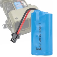 [WKM] RC Car Accessory Upgrade 7.4V 500mAh Battery Fit For FY004 6WD 1/16 RC Car TruckBlue