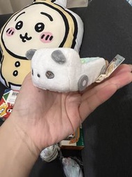 角落生物可愛熊貓造型小汽車毛絨公仔