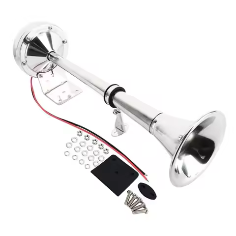 12V 24V Car Electric Air Horn For Truck Boat Marine Trailer Lorry RV