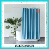 Premium Plain Shower Curtain Peva Shower Curtain 180 x 200cm