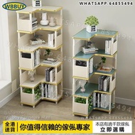 (Wbbuy)轉角櫃 置物架 收納櫃 儲物櫃 書架 書櫃 轉角書架 拐角書架 置物櫃 Bookcase 包送貨