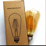Edison Filament Led / Filament Led Bulb / ST64 4Watt Cafe Decorative Lamp