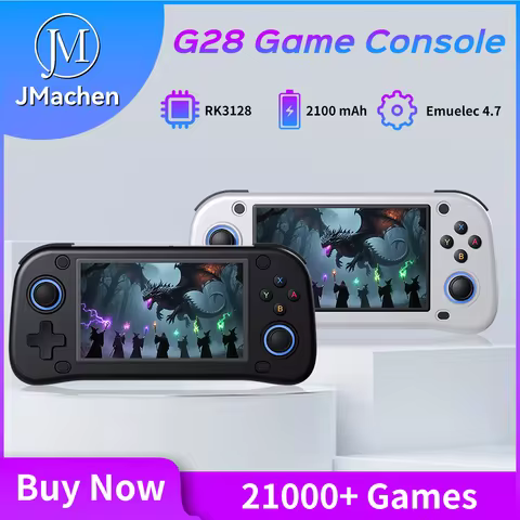 G28 Retro Handheld Game Console with 21000+Retro/3D Games&26 Emulators for PSP/PS1/N64/NES/SS/NDS RK