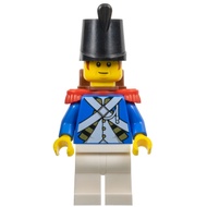 LEGO PI196 Pirates 10320 Eldorado Fortress - Imperial Soldier IV - Male Minifigure with Backpack
