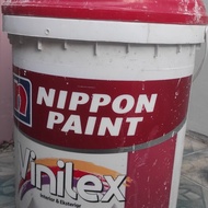 Cat Nippon Paint Vinilex 25 kg Warna Putih- Kemasan Baru Lebihan Sisa Proyek