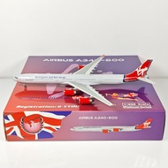Phoenix 11987 1: 400 VYOU A340-600 G-VYOU Alloy Airplane Model