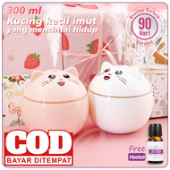 A&R beauty - Difusier Aromaterapi Untuk Bayi 100% ORI Cute Cat Humidifier 300ML Essential Oil Diffus