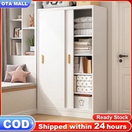 OTA-4 FT Sliding Wardrobe Almari Baju Sliding Door Sliding Anti Jump Wardrobe Wooden Wardrobe Almari Pakaian 推拉门衣柜衣橱