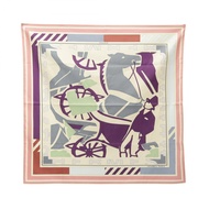 【二手】愛馬仕 HERMES 絲巾 Carre 70 PUZZLE 棉質 Carre 70 女士二手 A