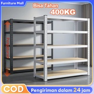 Rak besi susun 5 susun Rak besi siku Rak dapur Rak gudang Rak Aquarium  Rak baja siku 120x50x180cm