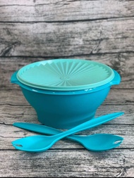 Tupperware 3.8L Large Salad Bowl with 2 forks