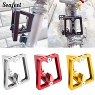 ♉seafeel  Bike Front Carrier Block Bag Bracket Holder Brompton