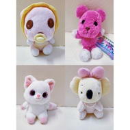 Preloved soft toy plushie M2 PostPet Komomo Baby Momo Bear Aurora YooHoo Pammee Fennec Fox Baby Koal