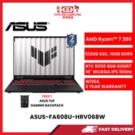 ASUS-FA608U-HRV068W-AMDRYZEN7-260,16GBR5,512GBM.2SSD,RTX50508GBR7,16"WUXGA,W1164,2YRS