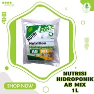 nutrisi hidroponik ab mix / pupuk hidroponik ab mix 1 l stjxqs 5807uj