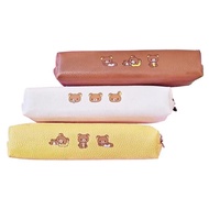 Rilakkuma Pencil Case Pouch Cartoon Bear Kawaii Cute Pencil Cases for Kids Girls Boys Pen Bag School Stationery