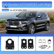 A10E-Car Headlight Hardware Kit Front Bumper Headlight Repair Kit 63115A0E5E5 For BMW X3 X4 2022-202