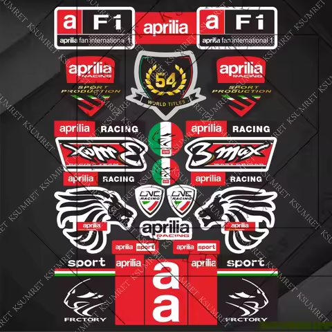 For Aprilia Stickers Motorcycle Sticker Helmet Decals