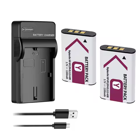 D-Li78 NP-BY1 Li-60B EN-EL11 Battery + Charger for Nikon S500 S550 S560 S660 S01 S02 for Olympus FE-