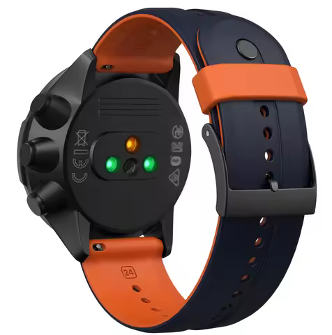 24mm Silicone Watch Strap For Suunto 7 Double Color Wristband For Suunto 9 Baro Suunto Spartan Sport