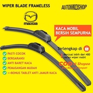 Mazda Biante BONUS Frameless Car Windshield Wiper Anti Fungus Glass Tablets