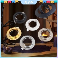 [kzn] 1 Set Round Fixture Adjustable Downlight Led Holders Cutout For Bulb Holder Recessed LED Spot 