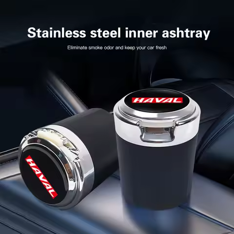 Car-mounted ashtray with night-time LED lighting For Great Wall Haval H1 H2S M6 H3 H4 H5 H6 H7 H8 F5