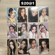 itzy cheshire 特典小卡 彩領