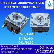 60 min / 90 min / 120 min Universal Microwave Oven Steamer Cooker Timer Full Shaft