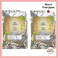 LOHAStyle Sugar control tea Mulberry tea powder, set of 2 (5g x 30 packets) Mulberry leaf tea, Japanese stick powder, specially cultivated mulberry packet, made in Japan, produced in Sakurae-cho, Shimane, caffeine free, matcha flavor.
