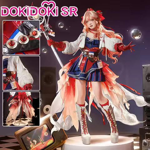 Haruka Cosplay Costume Game Arknights Cosplay DokiDoki-SR Women Cute Blue Dress Haruka Suit Cosplay 