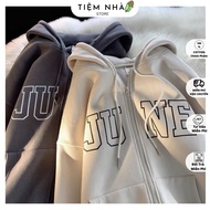 JUNE Wide-Sleeved Unisex 2-Layer Hooded Sweatshirt
