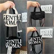 GENTLEWOMAN CANVAS TOTE BAG -💯% Authentic (Black/Cream)