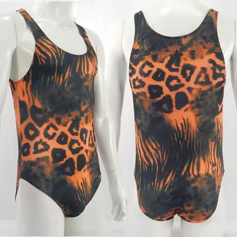 Mens PT7001 Leotard bodysuit thong Racer back
