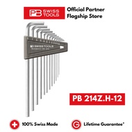 12pcs Set PB Swiss Tools Long Hex Allen Key L-wrenches PB 214Z.H-12