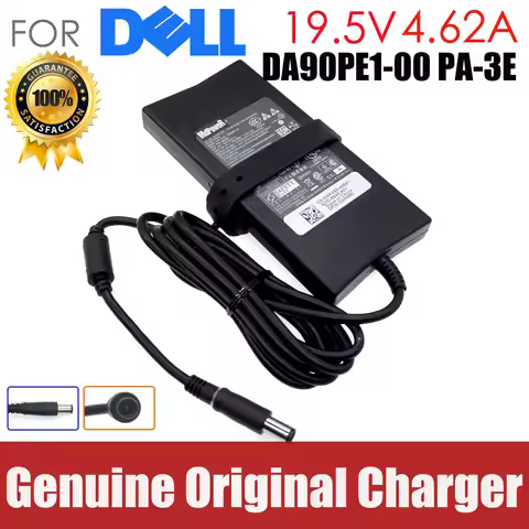 Original 19.5V 4.62A 90W For DELL E6220 E6230 E6320 E6330 E6400 E6410 E6420 E6430 E6440 E6500 laptop