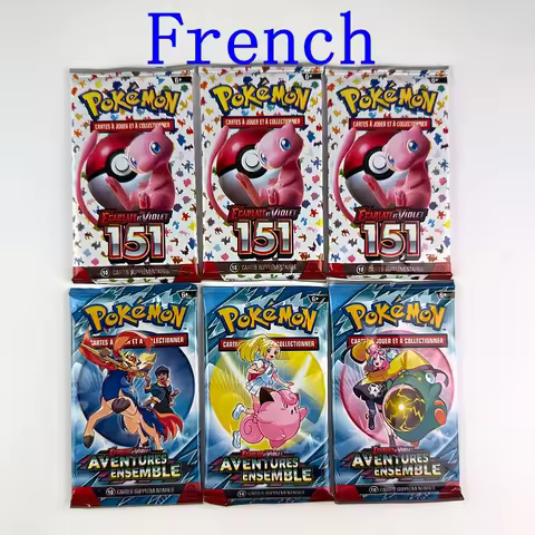10/20pcs French Pokemon TCG: Etsncelles Astral 151 Obsidian Flames Booster Pokemon Cards Game gifts