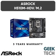 ASRock H510M-HDV/M.2 mATX Motherboard - Supports 10th Gen and 11th Gen Intel Processor LGA1200