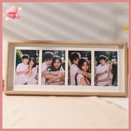 Purelove> 8x20 Wood Picture Frame - 8x20 Photo Frame With Mat Display 4Pcs 4x6 Photos, 4x6 Picture F