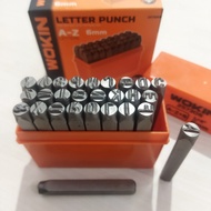 Letter Knock 6Mm Set 27 Pcs Letter Punch Set Letter Stamping