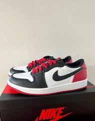 🔵【Nice優惠🔵】Jordan Air Jordan 1 low OG black toe 黑白 黑腳趾 男女同款