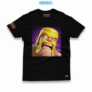 Clash OF CLANS SUPERCALL 24S PREMIUM COTTON COMBED T-SHIRT TYPE 7