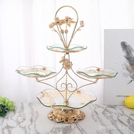 Multi-Layer Fruit Plate Water Coffee Table Living Room Hotel New Style European Luxury Light 2020 Ho