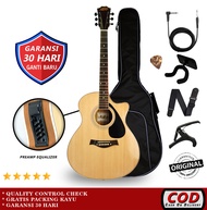 Gitar Lesley Akustik Elektrik Original
