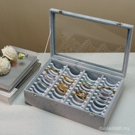 Kapasiti Besar Pelbagai Spesifikasi 44 Slot 22 Slot Kotak Penyimpanan Gelang Kotak Paparan Barang Ke