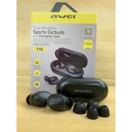 AWEI TRUE WIRELESS EARBUDS WITH CHARGING CASE TWS MODEL:- T16